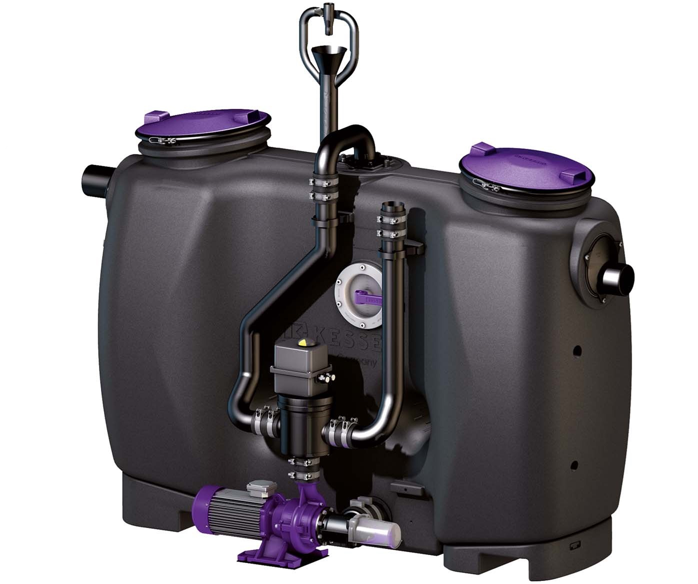 GREASE SEPARATORS: FREE-STANDING WITH AUTOMATIC DISPOSAL